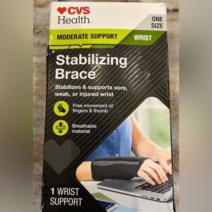 New in Box Black Stabilizing Wrist Brace